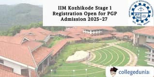 IIM Kozhikode Stage 1 Registration Open for PGP Admission 2025-27 ; Check Direct Link to Apply